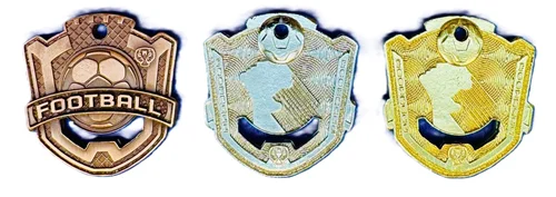 مدال قهرمانی فوتبال مدل 03 بسته یک عددی