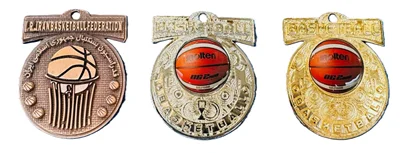 مدال قهرمانی بسکتبال بسته یک عددی