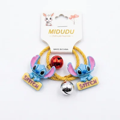 کش مو دخترانه کرومی کد STITCH جفتی