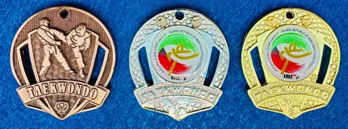 مدال قهرمانی تکواندو 01 بسته یک عددی