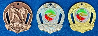 مدال قهرمانی تکواندو 01 بسته یک عددی