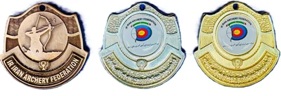 مدال قهرمانی تیر و کمان بسته یک عددی